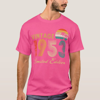 T-shirt Édition limitée Vintage 1953 70 ans Cadeaux fri
