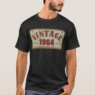 T-shirt Édition limitée vintage 1964, toutes pièces d'orig