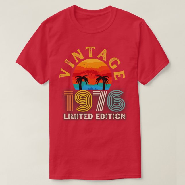 T-shirt Edition limitée vintage 1976 (Design devant)