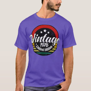 T-shirt Edition Limitée Vintage 1976 anniversaire 47st Bir