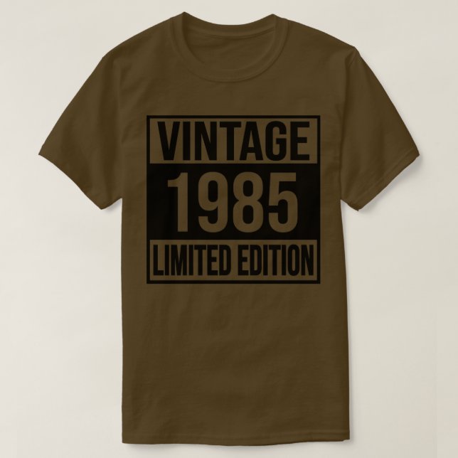 T-shirt Edition limitée vintage 1985 (Design devant)