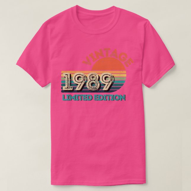 T-shirt édition limitée vintage 19892 (Design devant)
