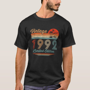 T-shirt Édition limitée vintage 1992 33 ans Cadeaux 33r