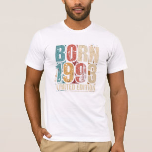 T-shirt Édition limitée Vintage 1993 – 33e anniversaire Ré