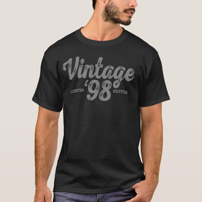 T-shirt Édition Limitée  Vintage 1998 (Devant)