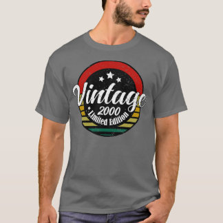 T-shirt Edition limitée Vintage 2000 anniversaire 23e anni