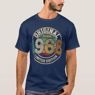 T-shirt Édition limitée vintage anniversaire 1968 vintage