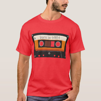 T-shirt Édition limitée vintage anniversaire 1981 fami