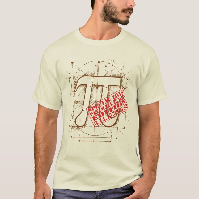 T-shirt Edition spéciale 2015 finale de jour de pi (Devant)