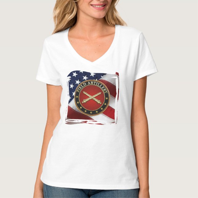 T-shirt Édition spéciale de l'insigne de la branche d'arti (Devant)