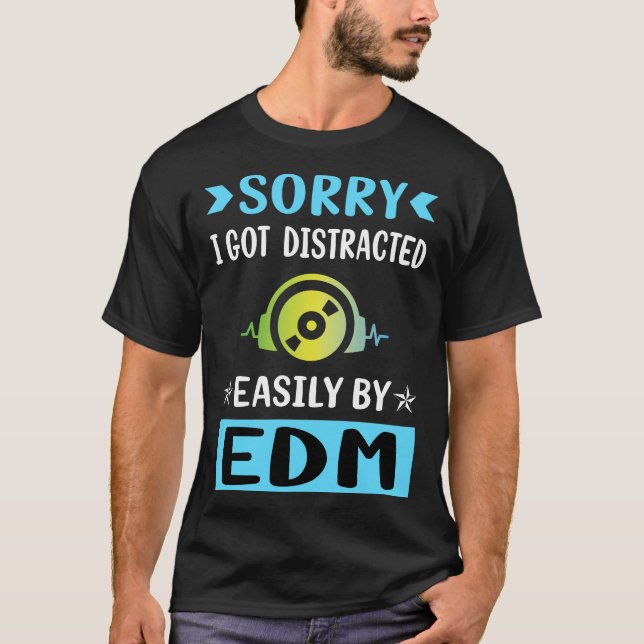 T-shirt EDM distrait (Devant)