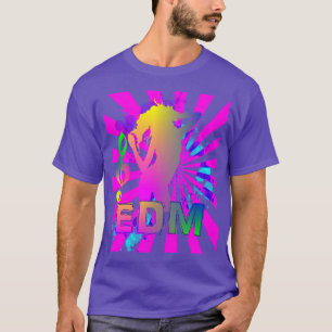 T-shirt EDM Electronic Dance Music Graphisme coloré