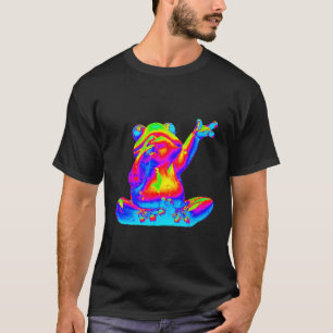 T-shirt Edm Electronic Dance Techno Frog Rave