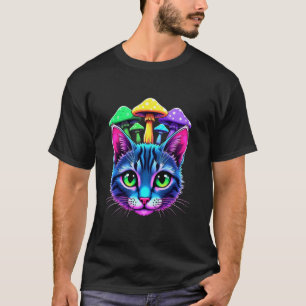 T-shirt EDM Rave Trippy Chat Mushroom Psychedelic Festival