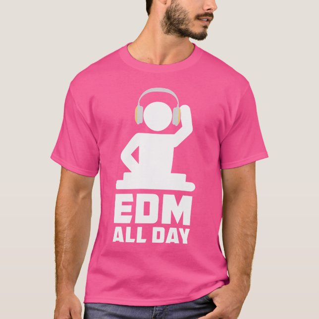 T-shirt Edm toute la journée (Devant)