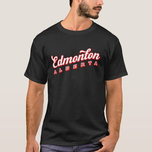 T-shirt Edmonton Alberta (Devant)