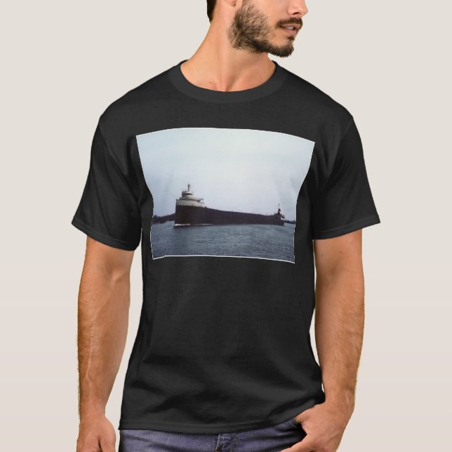 T-shirt Edmund Fitzgerald sur la rivière de St Clair (Devant)