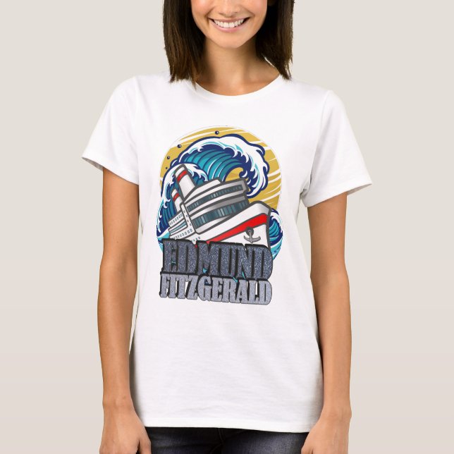 T-shirt Edmund Fitzgerald | Tribute to the Legendary Ship (Devant)