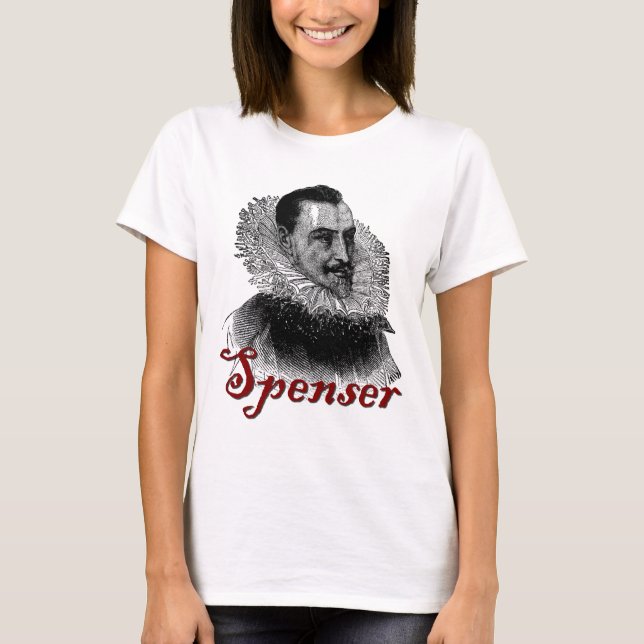 T-shirt Edmund Spenser Etching (Devant)