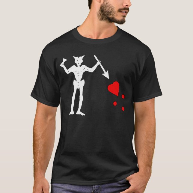 T-shirt Edouard enseignent (Blackbeard) (Devant)