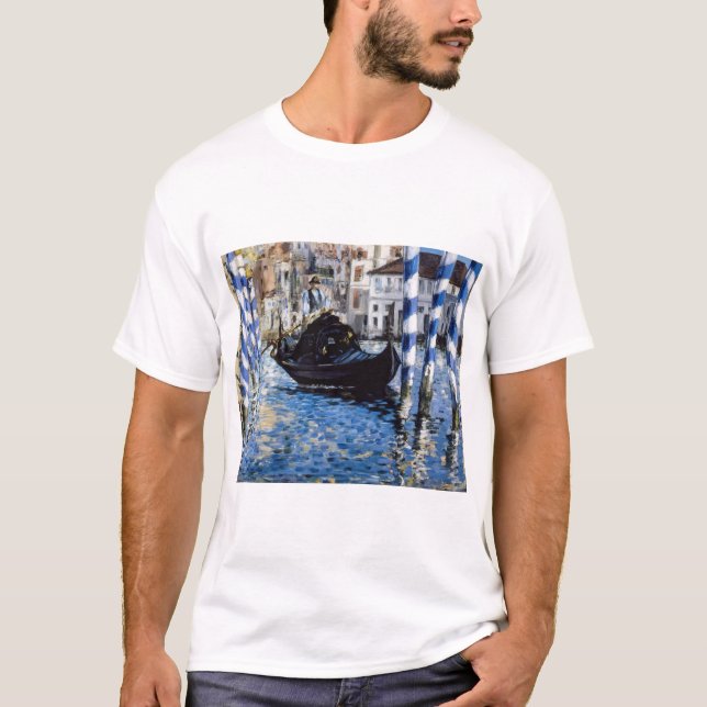 T-shirt Edouard Manet - Grand Canal, Venise (Devant)