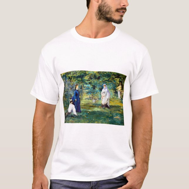 T-shirt Edouard Manet Le Jeu Du Croquet (Devant)
