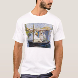 T-shirt Edouard Manet - Monet dans son bateau atelier