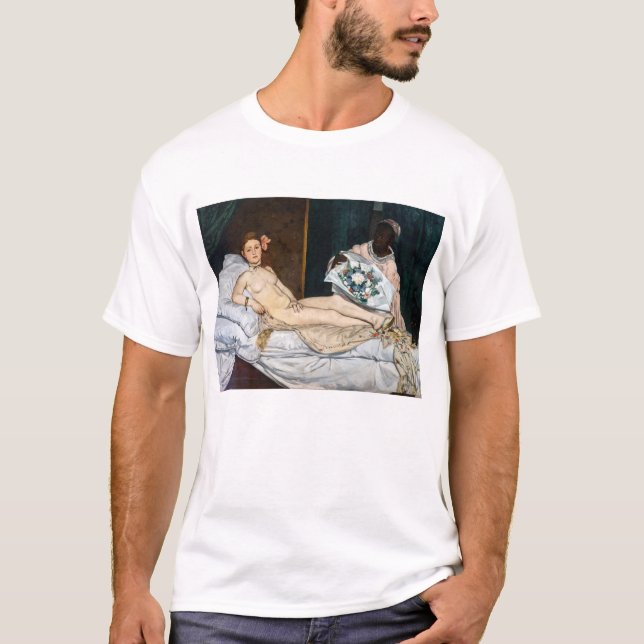 T-shirt Edouard Manet - Olympia (Devant)