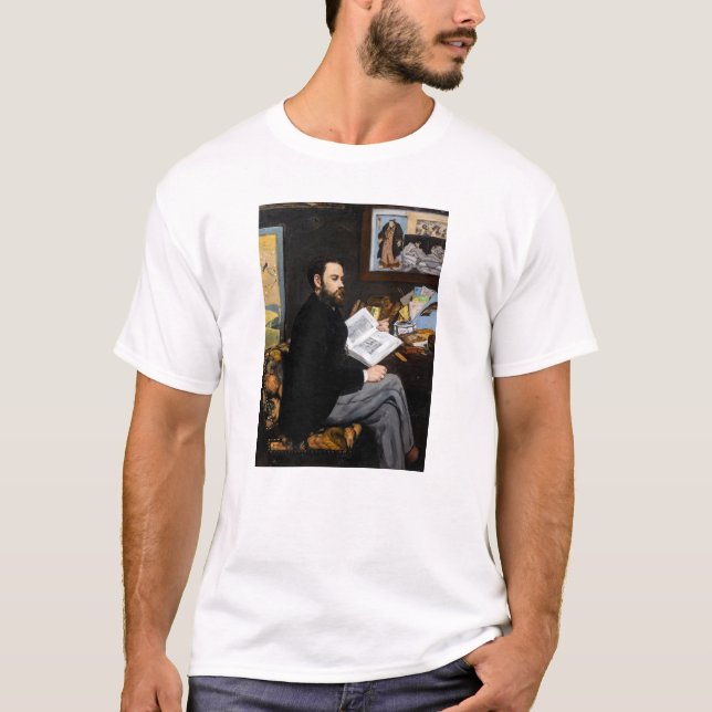 T-shirt Edouard Manet - Portrait d'Emile Zola (Devant)