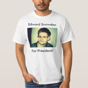 T-shirt Edouard Snowden pour le président !