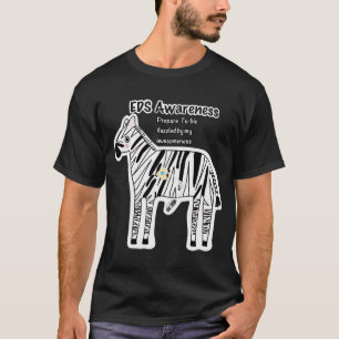 T-shirt EDS sensibilisation "Préparer Tu-bie ébloui" zèbre