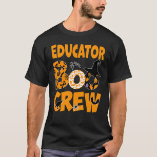 T-shirt Éducateur Boo Crew Retour À L'École Costume Hallow