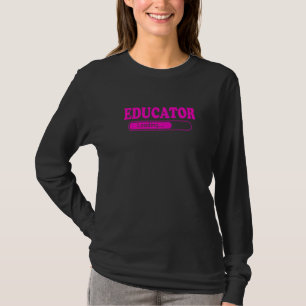 T-shirt Éducateur chargeant un enseignant futur rétro de r