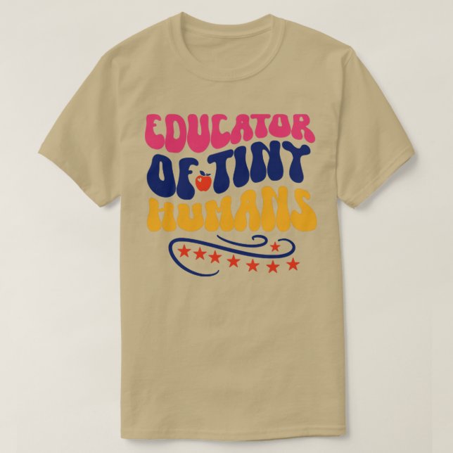 T-shirt Éducateur De Minuscules Humains (Design devant)