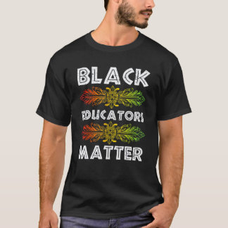T-shirt Éducateur noir enseignant Afro-Américain Histoire