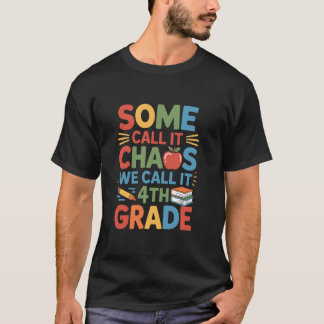 T-shirt Éducateurs d'enseignants de quatrième année, le ch