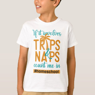 T-shirt Éducation à la maison - Si elle implique le nomb