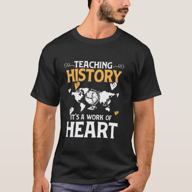 T-shirt Éducation d'enseignant d'histoire Rome antique (Devant)