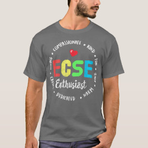 T-shirt Éducation spéciale de la petite enfance SPED ECSE 