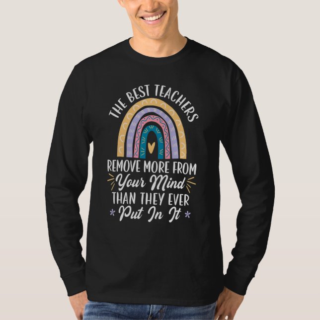T-shirt Education Student Learning Teach Teacher (Devant)