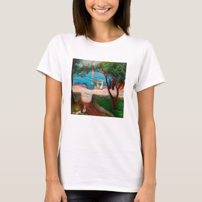 T-shirt Edvard Munch - Danse sur la plage (Devant)