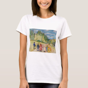 T-shirt Edvard Munch - La forêt Fairytale