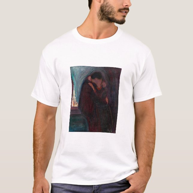 T-shirt Edvard Munch - Le baiser (Devant)