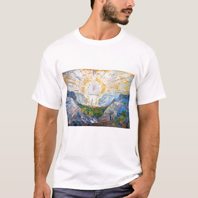 T-shirt Edvard Munch - Le Soleil 1912 (Devant)