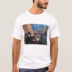 T-shirt Edvard Munch - Soirée sur Karl Johan Street