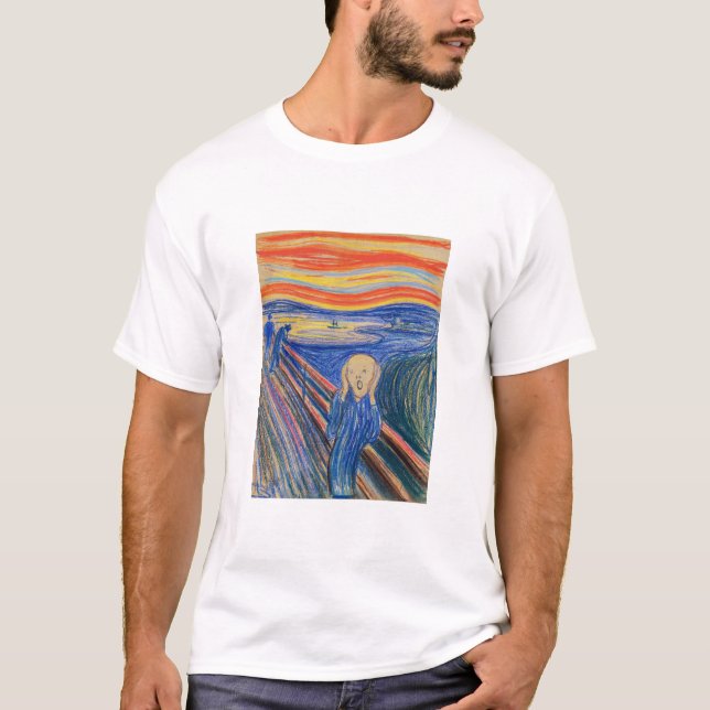 T-shirt Edvard Munch - The Scream 1895 (Devant)
