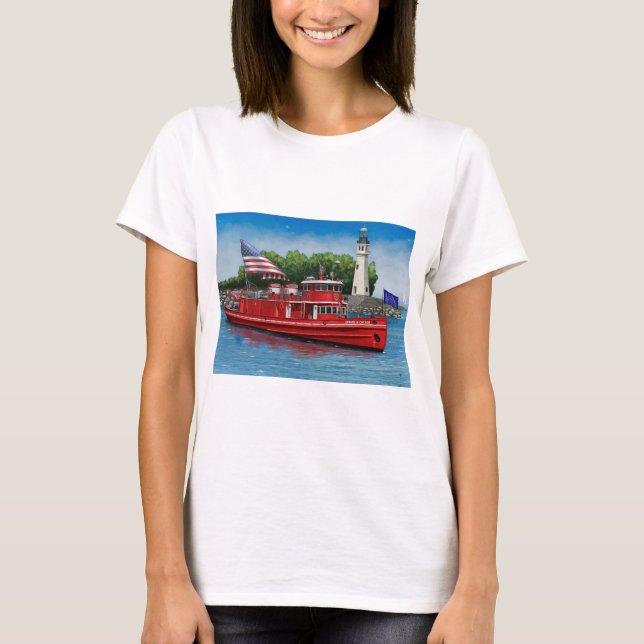 T-shirt Edward Cotter Fireboat de Buffalo (Devant)
