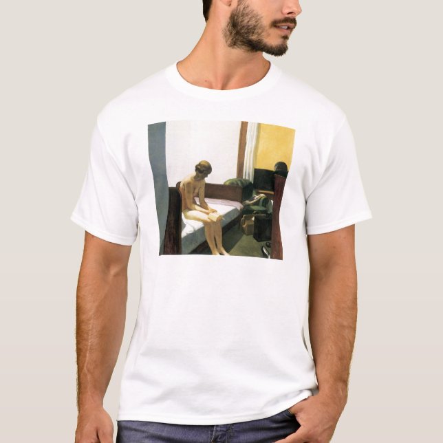 T-shirt Edward Hopper, Chambre d'hôtel, 1931 (Devant)