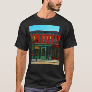 T-shirt Edward Hopper Tôt Dimanche Matin 1930 Classique T-