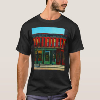 T-shirt Edward Hopper Tôt Dimanche Matin 1930 Classique T-